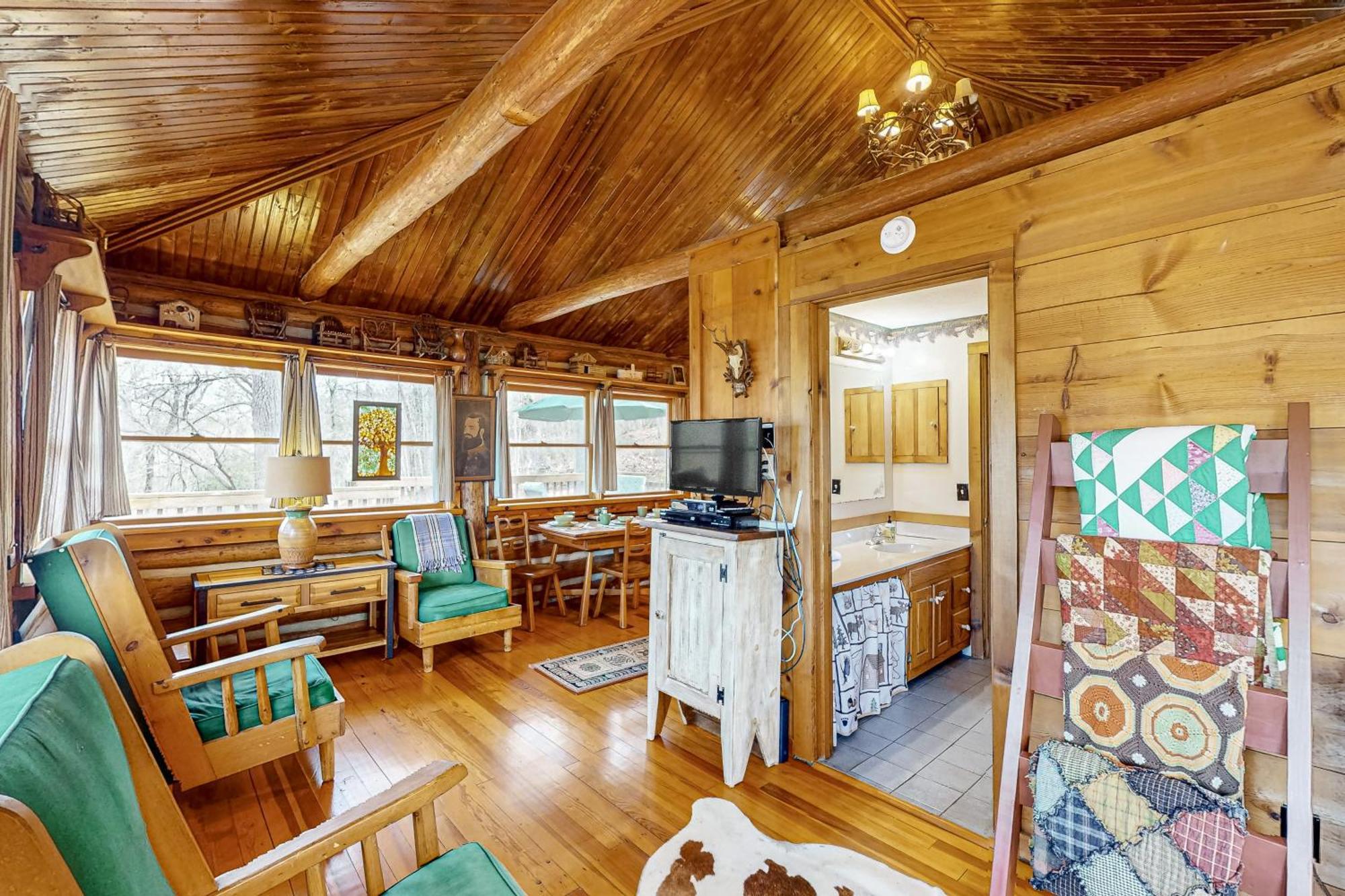 Lake Lucerne - Treehouse Cabin #01 ユリーカ・スプリングス エクステリア 写真